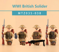 Đồ Chơi Lắp Ráp Nhân Vật Chiến Binh Anh WW1