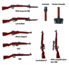 Đồ Chơi Lắp Ráp Phụ Kiện Vũ Khí Súng WW2 Cao Cấp