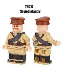 Đồ Chơi Lắp Ráp Army Minifigure Quân Đội Sĩ Quan Liên Xô