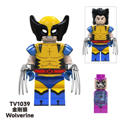 Đồ Chơi Lắp Ráp Mô Hình Các Nhân Vật Siêu Anh Hùng Tv2605 wolverine, omni man, riot, deadpool