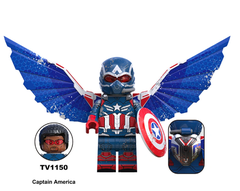 Đồ Chơi Lắp Ráp Mô Hình Nhân Vật Siêu Anh Hùng Set TV6218 Captain America, Red Hulk, Hulk,...
