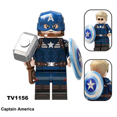 Đồ Chơi Lắp Ráp Mô Hình Nhân Vật Siêu Anh Hùng Set TV6218 Captain America, Red Hulk, Hulk,...