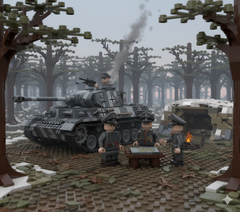 Đồ Chơi Lắp Ráp Nhân Vật Mô Hình Sĩ Quan Tướng Rommel/ Walter In UV - TX127 TX128