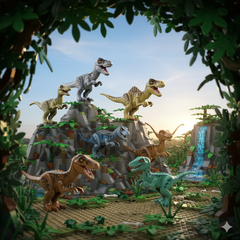 Đồ Chơi Lắp Ráp Mô Hình Khủng Long