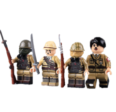 Đồ Chơi Lắp Ráp Army Nhân Vật Minifigure Sĩ Quan Đức Nhật Cao Cấp In UV
