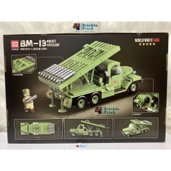 Non - Lego Army- WW2 Xe Tăng Quân Sự BM-13 Katyusha - Đồ Chơi Lắp Ráp - Brickie Prick