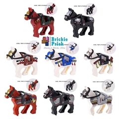 Đồ Chơi Lắp Ráp Phụ Kiện Ngựa Chiến Kèm Yên Ngựa - Đồ chơi lắp ráp - Brickie Prick