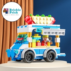 Đồ Chơi Lắp Ráp Mô Hình Thành Phố - Đồ Chơi Lắp Ráp Xe Bán Hàng Rong - Brickie Prick