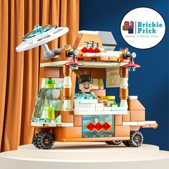 Đồ Chơi Lắp Ráp Mô Hình Thành Phố - Đồ Chơi Lắp Ráp Xe Bán Hàng Rong - Brickie Prick