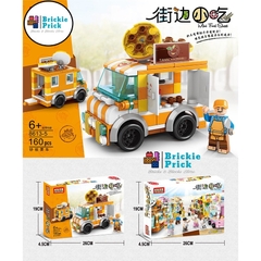 Đồ Chơi Lắp Ráp Mô Hình Thành Phố - Đồ Chơi Lắp Ráp Xe Bán Hàng Rong - Brickie Prick