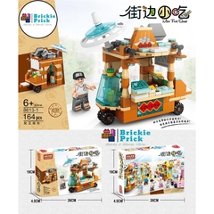 Đồ Chơi Lắp Ráp Mô Hình Thành Phố - Đồ Chơi Lắp Ráp Xe Bán Hàng Rong - Brickie Prick
