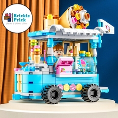 Đồ Chơi Lắp Ráp Mô Hình Thành Phố - Đồ Chơi Lắp Ráp Xe Bán Hàng Rong - Brickie Prick