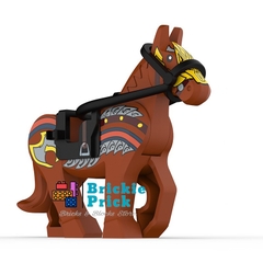 Đồ Chơi Lắp Ráp Phụ Kiện Ngựa Chiến Kèm Yên Ngựa - Đồ chơi lắp ráp - Brickie Prick