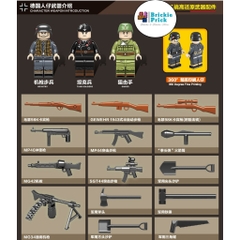 Đồ Chơi Lắp Ráp Mô Hình Quân Đội Xe Tăng Chiến Đấu PANZERKAMPFWAGEN III - Đồ chơi lắp ráp - Brickie Prick