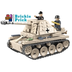 Non - Lego Army - Xe Tăng SD.KFZ.138 MARDER III AUSF.H - Đồ Chơi Lắp Ráp - Brickie Prick