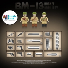 Non - Lego Army- WW2 Xe Tăng Quân Sự BM-13 Katyusha - Đồ Chơi Lắp Ráp - Brickie Prick