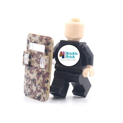 Đồ Chơi Lắp Ráp Mô Hình Phụ kiện Khiên màu camo vàng- Đồ Chơi Lắp Ráp - Brickie Prick