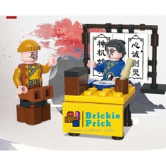 Non - Lego Thành Phố  - Khu chợ Trung Hoa 2 (Full set )- Đồ Chơi Lắp Ráp- Brickie Prick
