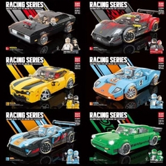 Đồ Chơi Lắp Ráp Các Loại Xe Đua 4 Bánh Kèm Nhân Vật Minifigure Đáng Yêu