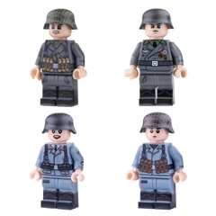 Đồ Chơi Lắp Ráp Mô Hình Minifigure Lính WW2 Cao Cấp - in nhiều mặt
