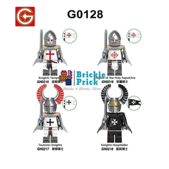 Đồ Chơi Lắp Ráp - Minifigure Nhân  Vật Hiệp Sĩ Thánh Chiến Trung Cổ