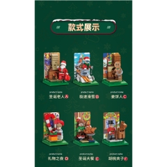 Đồ Chơi Lắp Ráp Giáng Sinh - Ngẫu Nhiên Nhân Vật Noel - Đồ Chơi Lắp Ráp Chủ Đề Noel