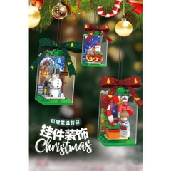 Đồ Chơi Lắp Ráp Giáng Sinh - Ngẫu Nhiên Nhân Vật Noel - Đồ Chơi Lắp Ráp Chủ Đề Noel