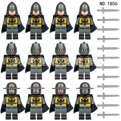 Đồ Chơi Lắp Ráp Hiệp Sĩ Trung Cổ Set 12 Nhân Vật Đầy Đủ Phụ Kiện