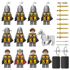 Đồ Chơi Lắp Ráp Hiệp Sĩ Trung Cổ Set 12 Nhân Vật Đầy Đủ Phụ Kiện