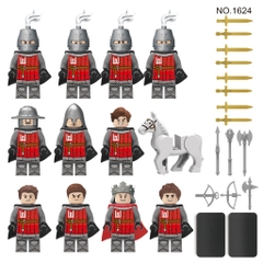 Đồ Chơi Lắp Ráp Hiệp Sĩ Trung Cổ Set 12 Nhân Vật Đầy Đủ Phụ Kiện