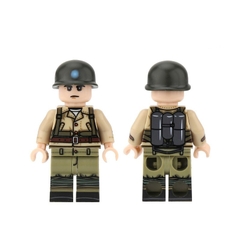 Đồ Chơi Lắp Ráp Mô Hình Minifigure Lính WW2 Cao Cấp - in nhiều mặt