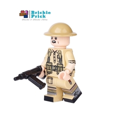 Đồ Chơi Lắp Ráp Mô Hình Nhân Vật Quân Đội - Lính Anh WW2 Cao Cấp Kèm Phụ Kiện