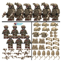 (Set 6 con) Đồ Chơi Lắp Ráp Mô Hình Quân Đội Các Nhân Vật Swat (Set Full Phụ Kiện) - Cập Nhật Mẫu Liên Tục