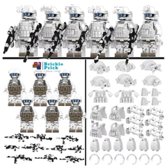 (Set 6 con) Đồ Chơi Lắp Ráp Mô Hình Quân Đội Các Nhân Vật Swat (Set Full Phụ Kiện) - Cập Nhật Mẫu Liên Tục