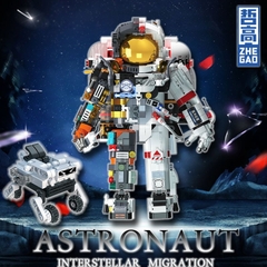 Đồ Chơi Lắp Ráp Mô Hình Robot Phi Hành Gia Siêu To Nửa Người -  Nửa Máy