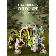 Đồ Chơi Lắp Ráp Mô Hình Khủng Long Máy Sinoceratops - Có Khớp Cử Động Linh Hoạt - Kích Thước Lớn