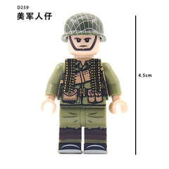 Đồ chơi lắp ráp Army - Minifigure Lính WW2 - Đồ Chơi Lắp Ráp - Brickie Prick