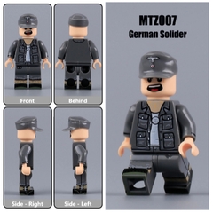 Đồ Chơi Lắp Ráp Mô Hình Army Quân Đội Đức WW2 Cao Cấp