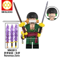 Đồ Chơi Lắp Ráp Minifigure Mô Hình Các Nhân Vật Phim Hoạt Hình One Piece Luffy Zoro Sanji Shank Kaido