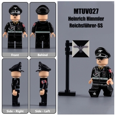 Đồ Chơi Lắp Ráp Army Nhân Vật Minifigure Sĩ Quan Đức Nhật Cao Cấp In UV