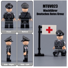 Đồ Chơi Lắp Ráp Army Nhân Vật Minifigure Sĩ Quan Đức Nhật Cao Cấp In UV