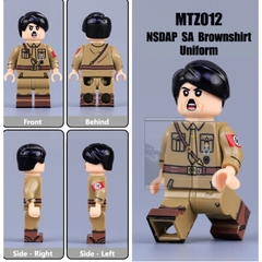 Đồ Chơi Lắp Ráp Mô Hình Nhân Vật Anh Họa Sĩ WW2 in 4 mặt