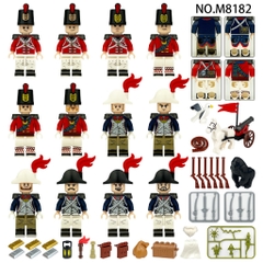 (Set 12 Con) Đồ Chơi Lắp Ráp Minifigure Hải Quân Full Phụ Kiện