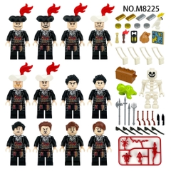 (Set 12 Con) Đồ Chơi Lắp Ráp Minifigure Hải Quân Full Phụ Kiện