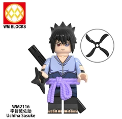 Đồ Chơi Lắp Ráp Mô Hình Nhân Vật Naruto set  WM 6109 Minato, Sasuke, Kakashi, Rock Lee, Guy, Madara,...
