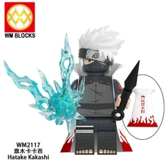 Đồ Chơi Lắp Ráp Mô Hình Nhân Vật Naruto set  WM 6109 Minato, Sasuke, Kakashi, Rock Lee, Guy, Madara,...