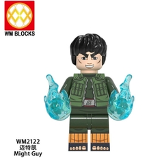 Đồ Chơi Lắp Ráp Mô Hình Nhân Vật Naruto set  WM 6109 Minato, Sasuke, Kakashi, Rock Lee, Guy, Madara,...