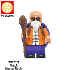 Đồ Chơi Lắp Ráp Minifigure Dragon Ball 7 Viên Ngọc Rồng Roshi Goku Jiren Gohan Gogeta Frieza