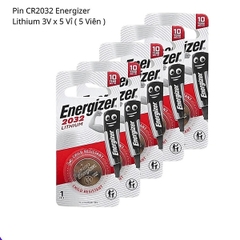Bộ 5 Vỉ Pin CR2032 Lithium 3V ENERGIZER