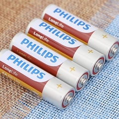 Pin AA 4 viên Zinc Carbon Philips R6L4B